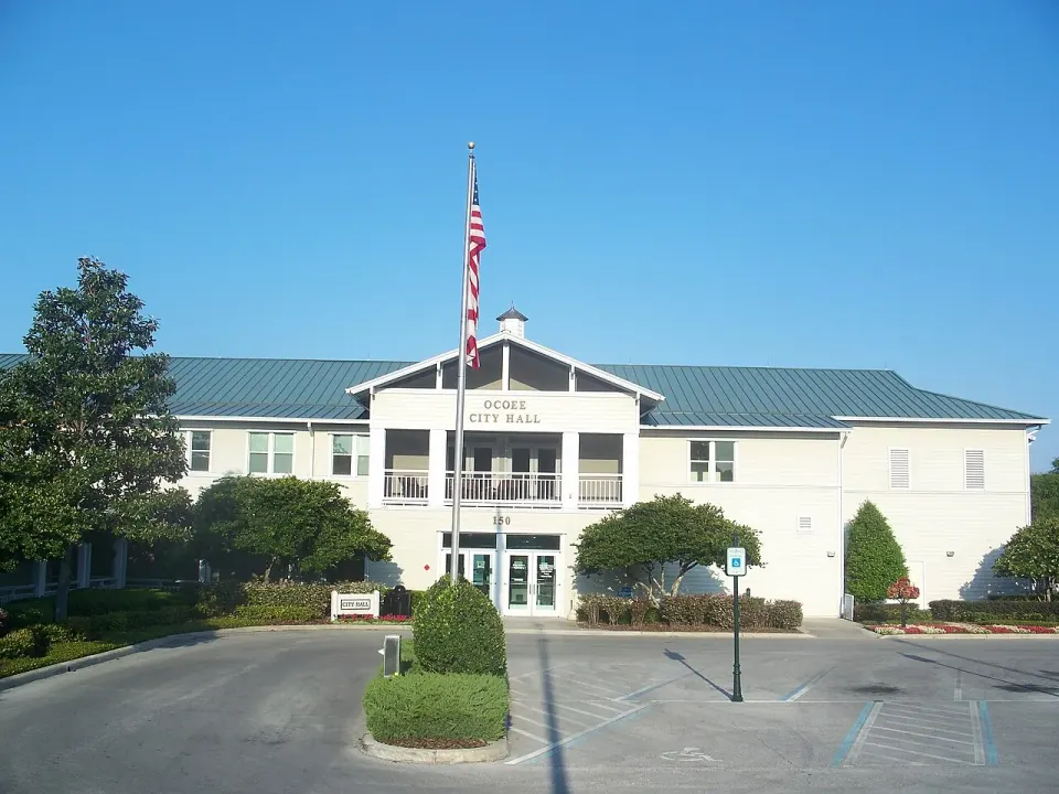 Ocoee City Hall as photographed in April 2011.